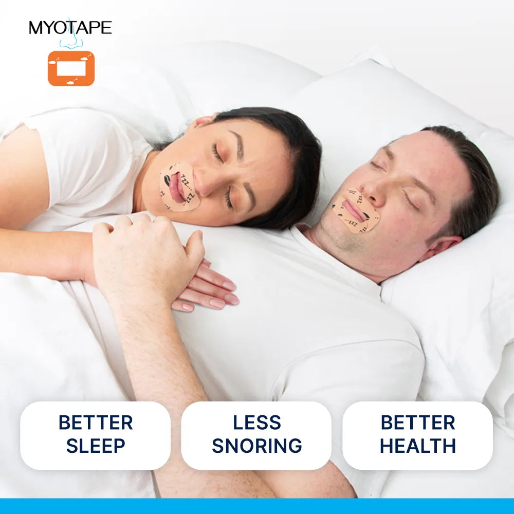 Mouth tape benefits are better sleep, less snoring, and better health