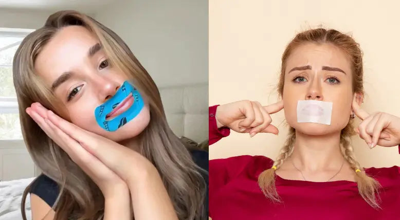 mouth tape with a hole vs. without a hole