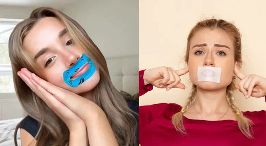 mouth tape with a hole vs. without a hole