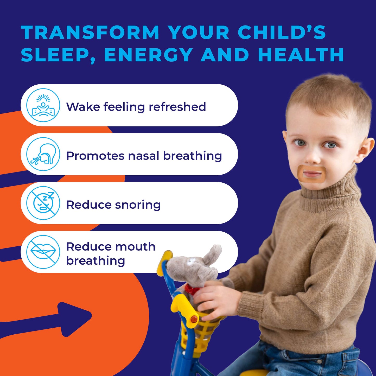 Mouth Tape for Sensitive Skin – Small Size