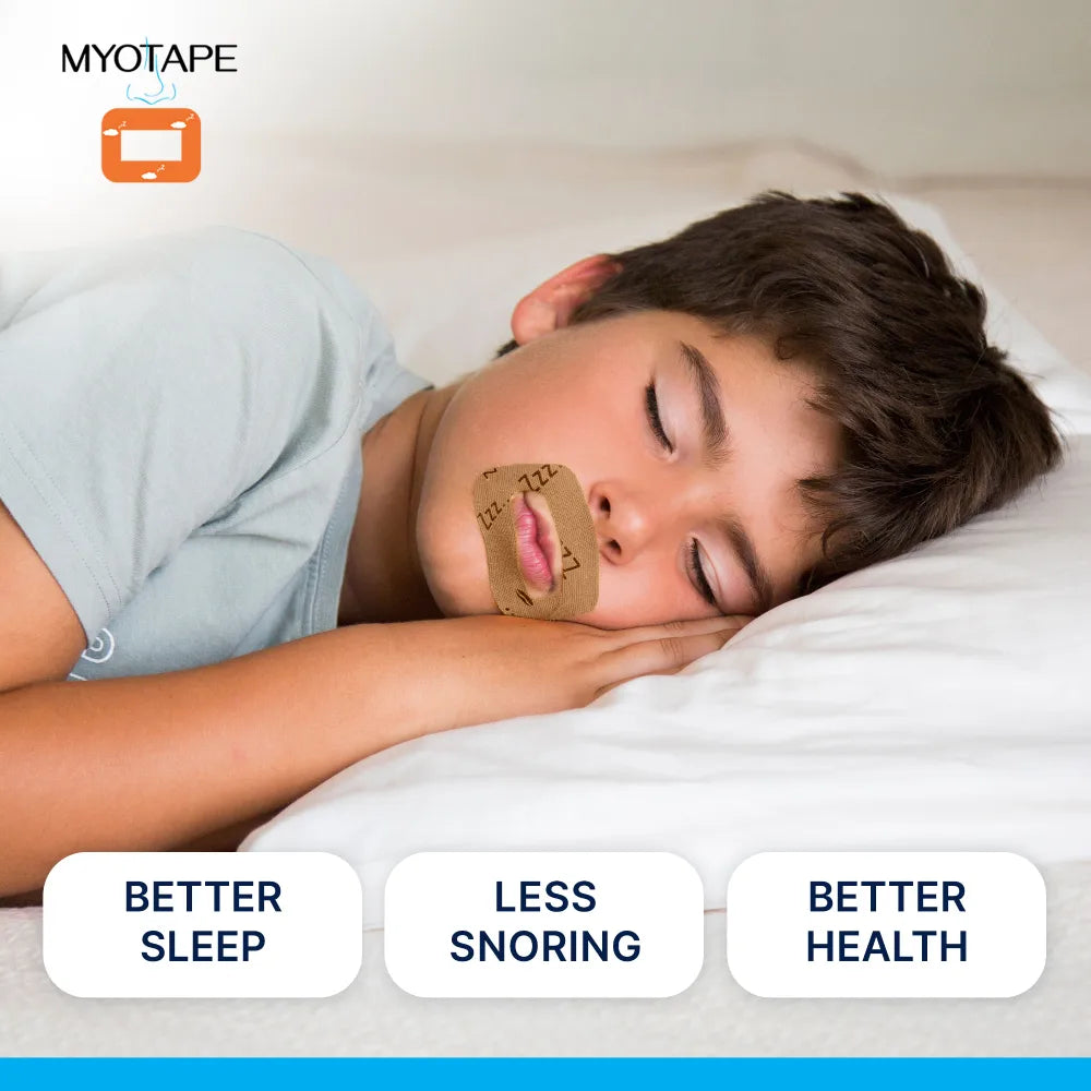 MyoTape Small Size for Older Children  gives Better Sleep, Less Snoring, and Better Health