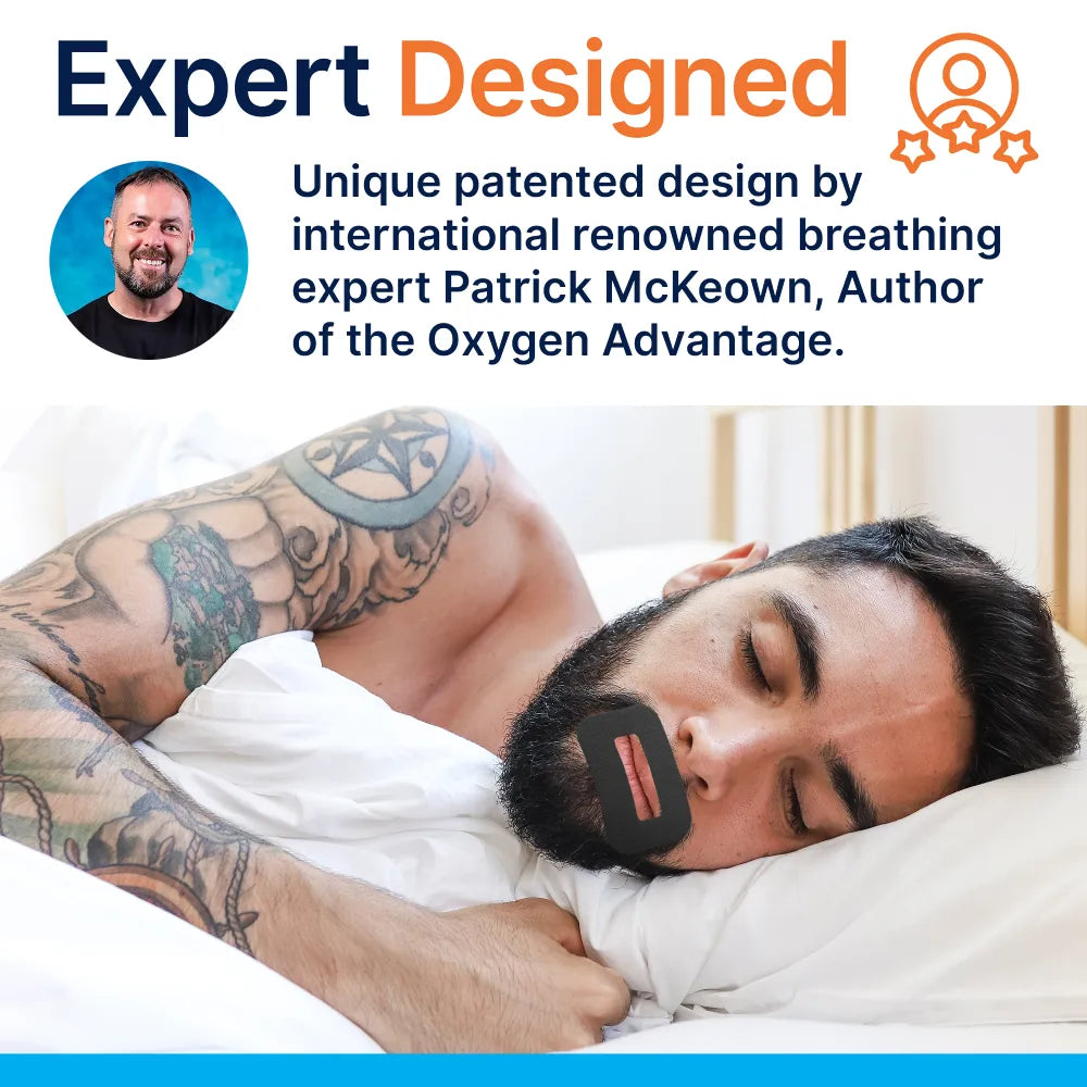 MyoTape for Beards is expert designed by Dr. Patrick McKeown, author of Oxygen Advantage