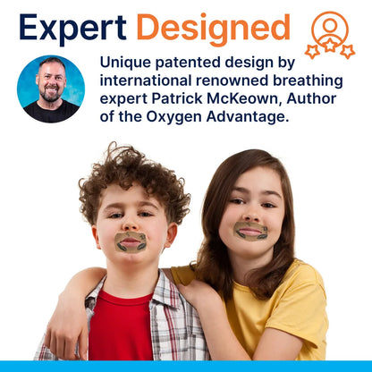 MyoTape for Children Designed by world-renowned breathing expert Dr. Patrick McKeown, author of Oxygen Advantage