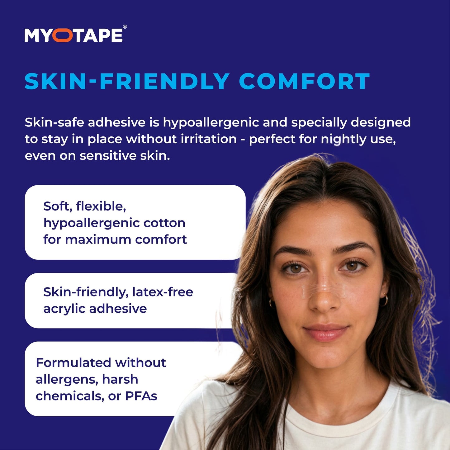 MyoTape® Nasal Strips - Adults (Clear)