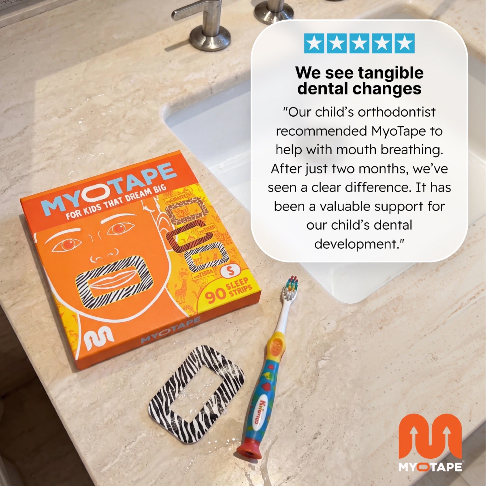 MyoTape for Kids pack — recommended by dentists